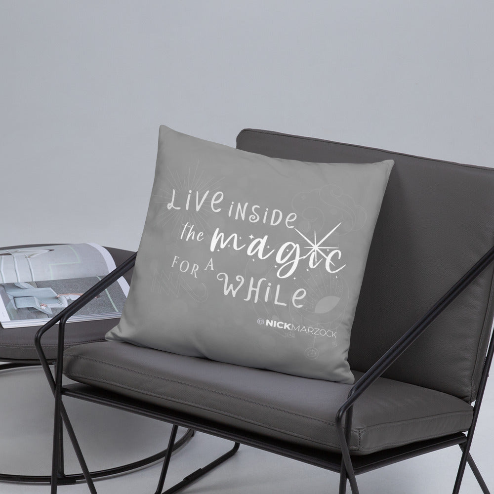 Nick Marzock Lyric Retrograde Magic Pillow