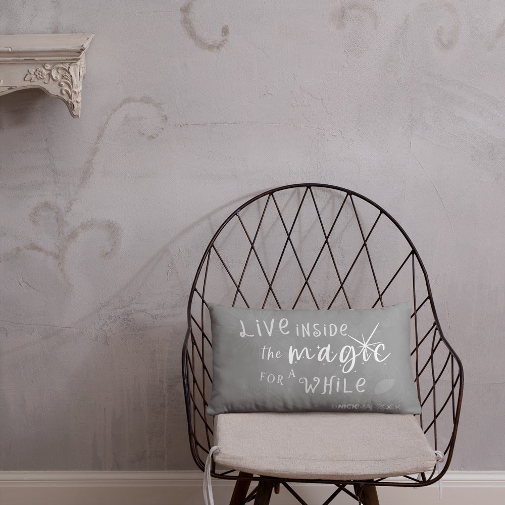 Nick Marzock Lyric Retrograde Magic Pillow