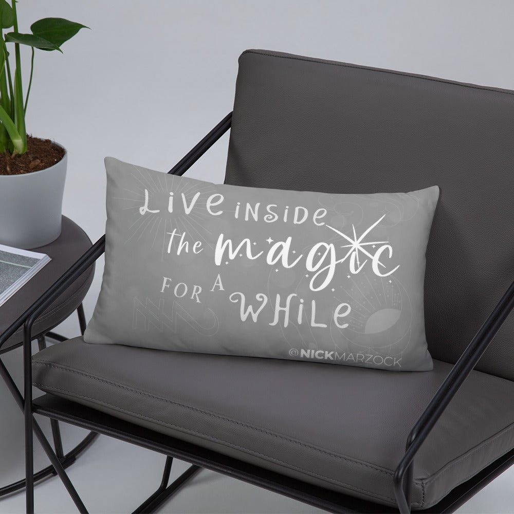 Nick Marzock Lyric Retrograde Magic Pillow