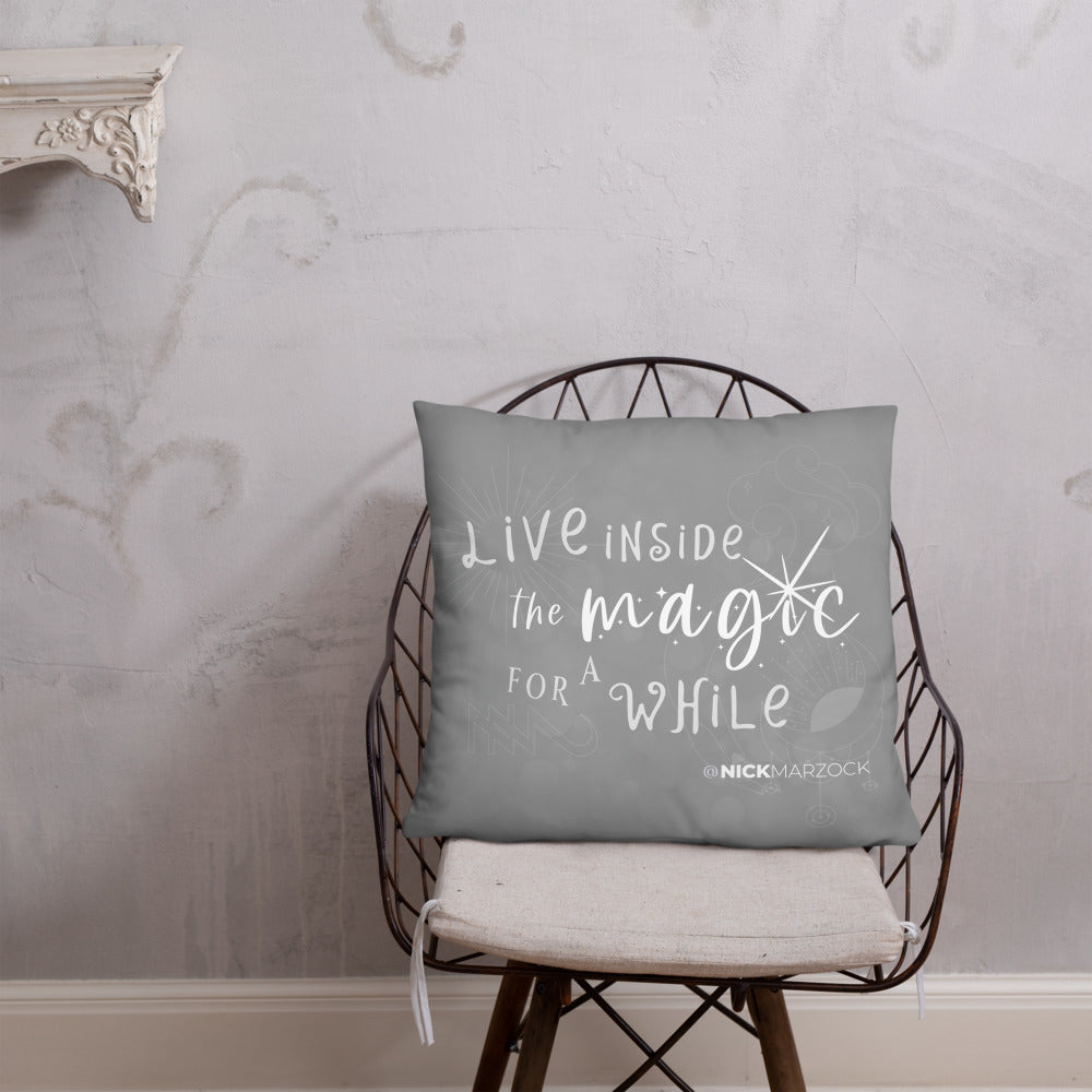 Nick Marzock Lyric Retrograde Magic Pillow