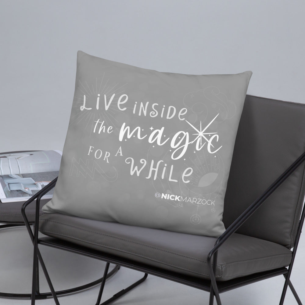Nick Marzock Lyric Retrograde Magic Pillow
