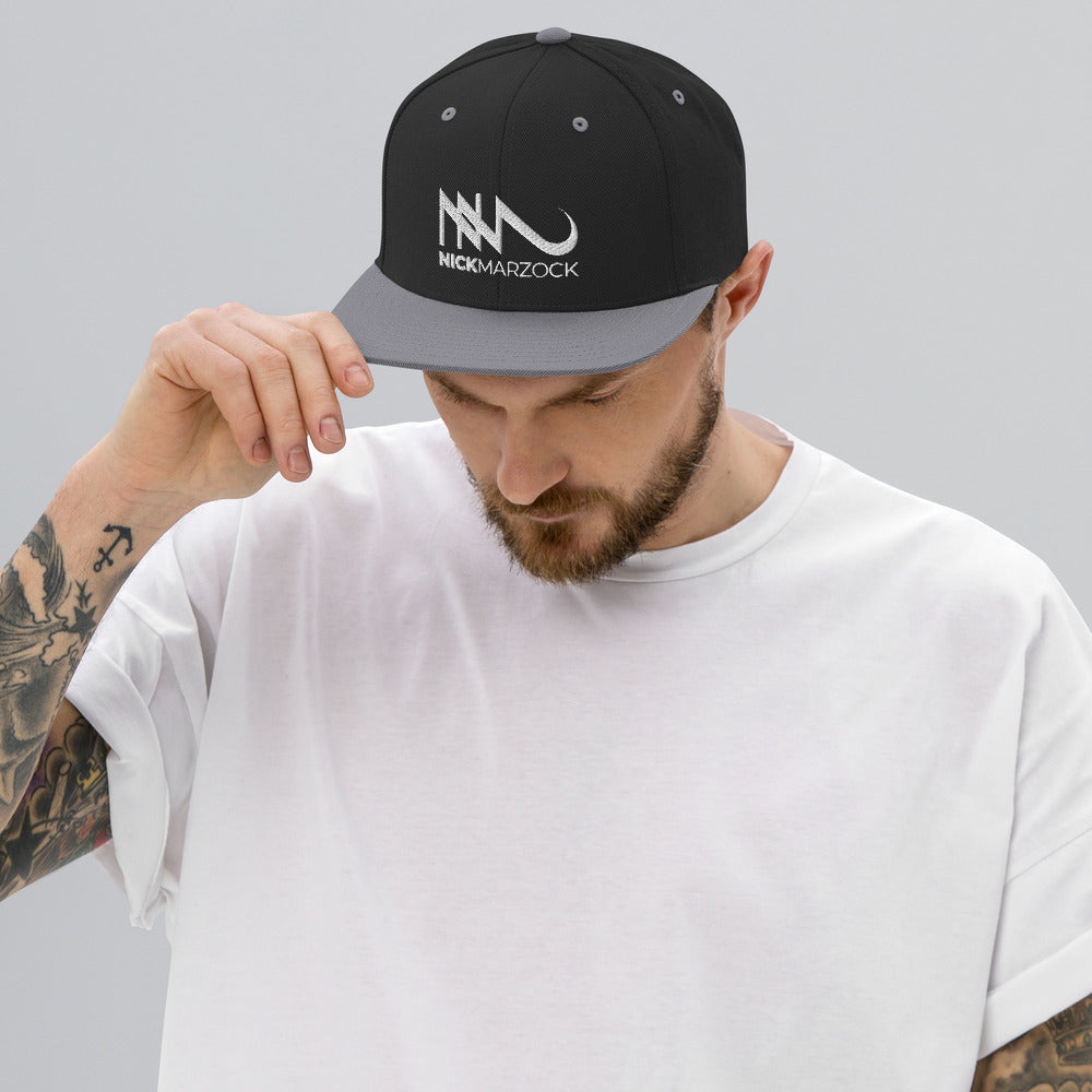 Nick Marzock Embroidered Snapback Hat