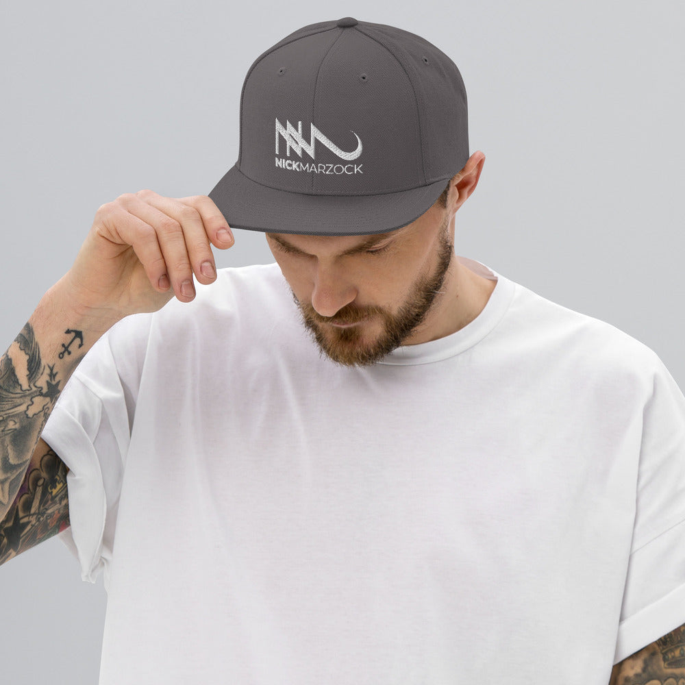 Nick Marzock Embroidered Snapback Hat