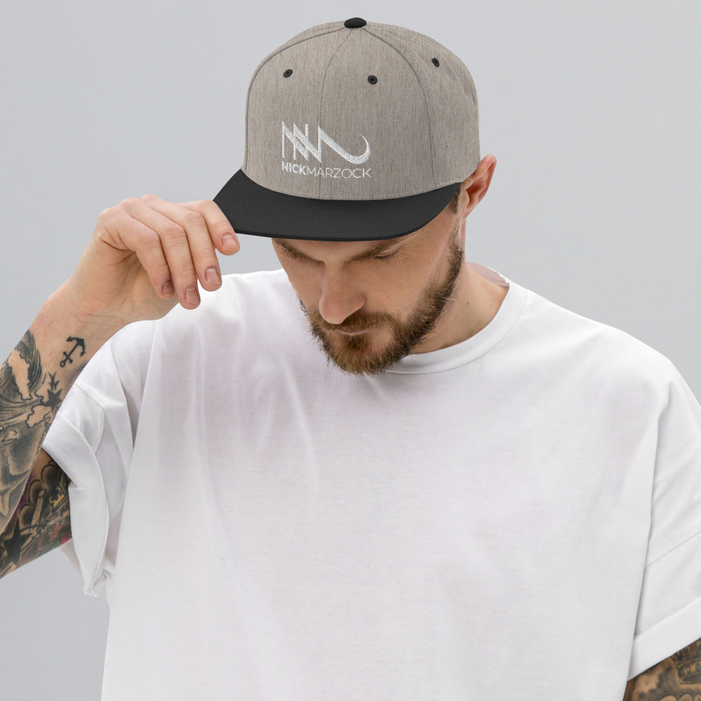 Nick Marzock Embroidered Snapback Hat