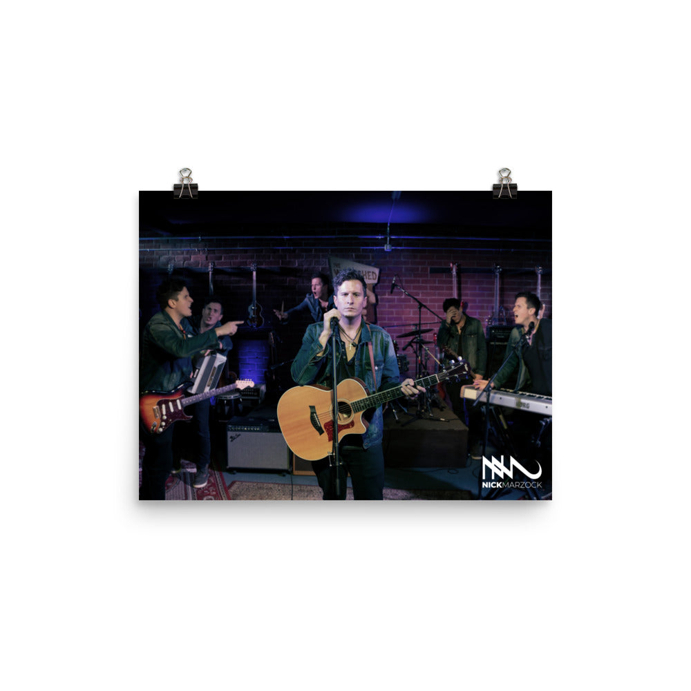 "I need a new band" Nick Marzock Poster