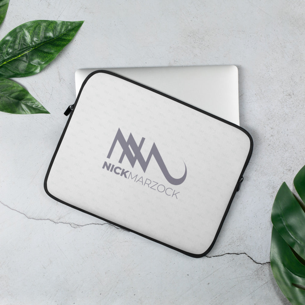 Nick Marzock Logo Laptop Sleeve