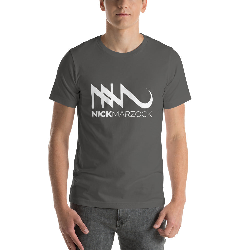 Unisex Nick Marzock White Logo