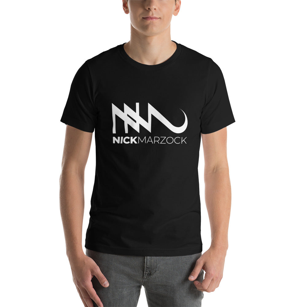 Unisex Nick Marzock White Logo