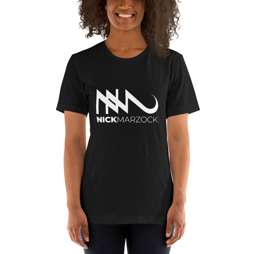 Unisex Nick Marzock White Logo
