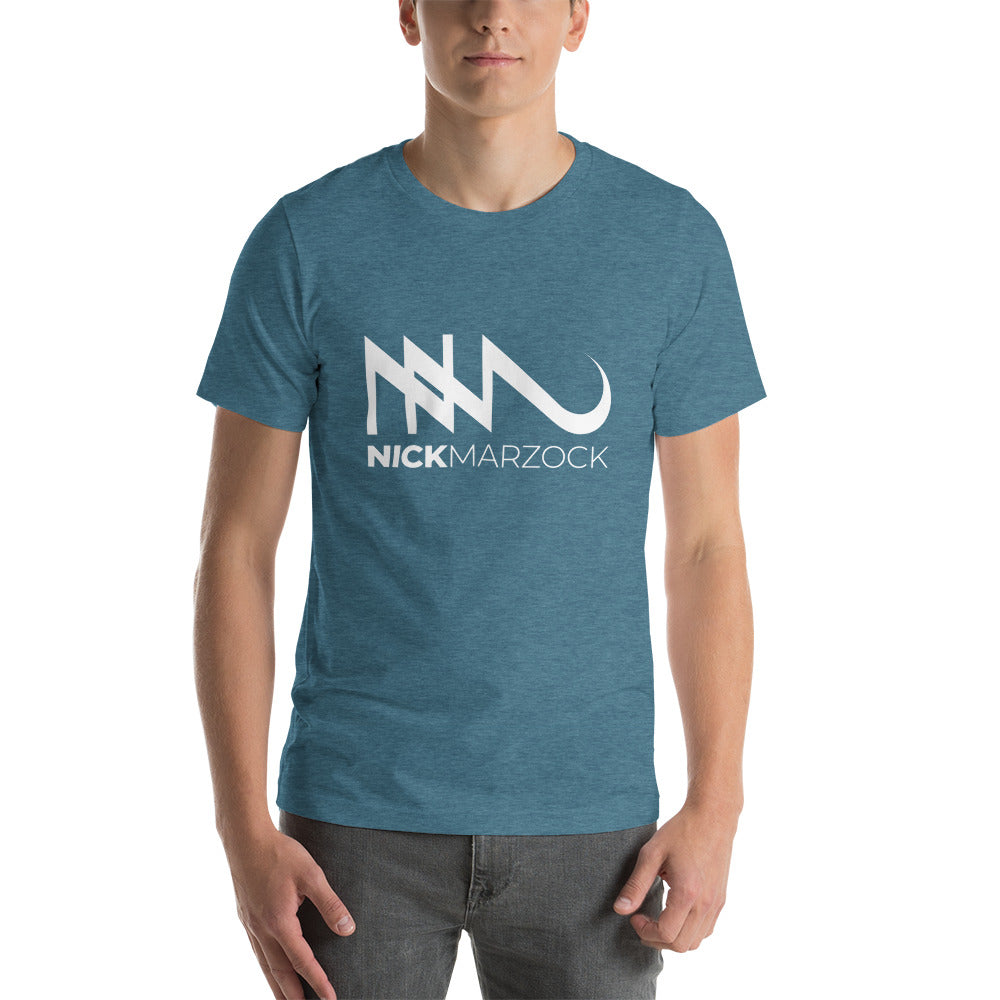 Unisex Nick Marzock White Logo