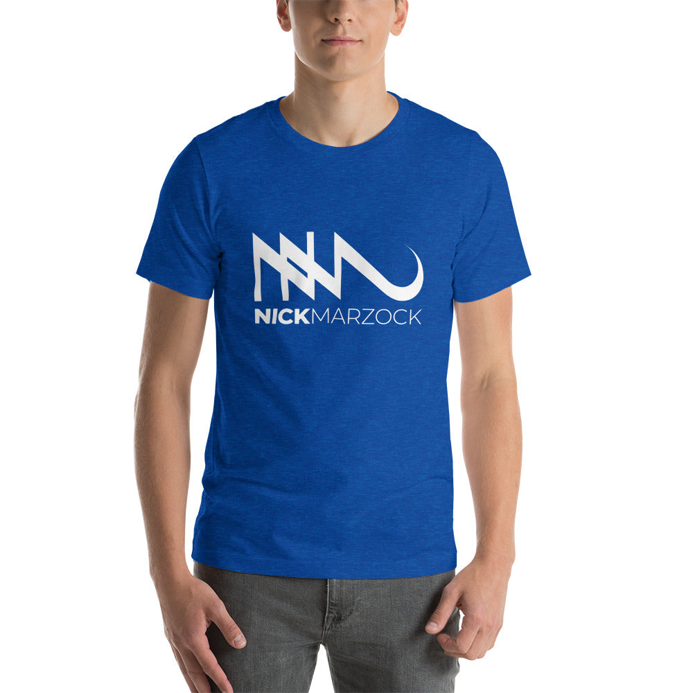 Unisex Nick Marzock White Logo