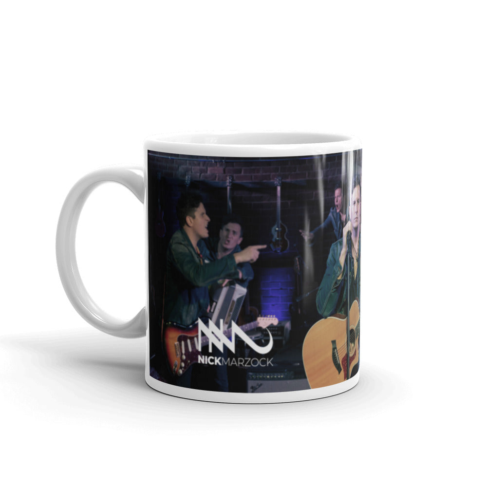 "I need a new band" Nick Marzock Mug