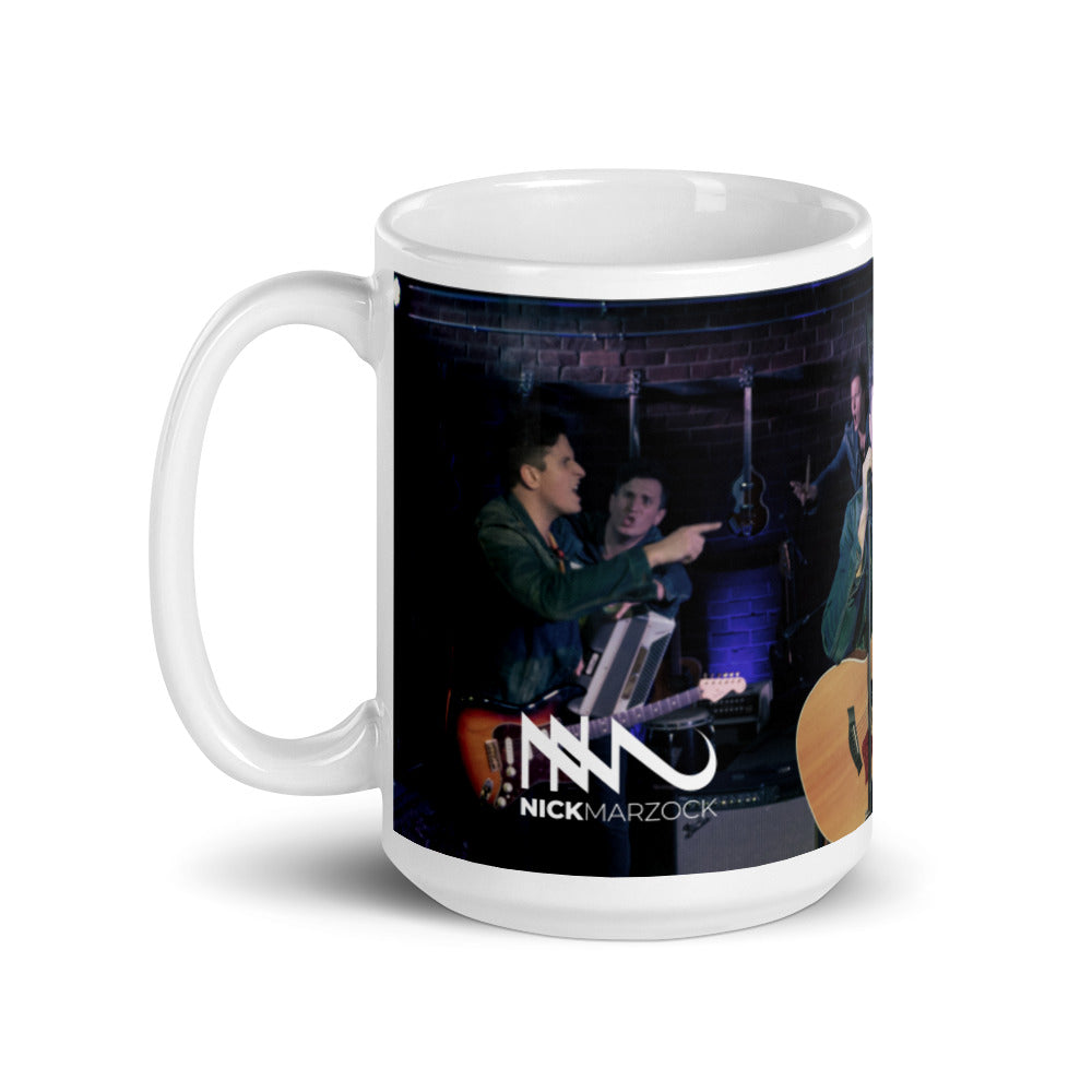 "I need a new band" Nick Marzock Mug