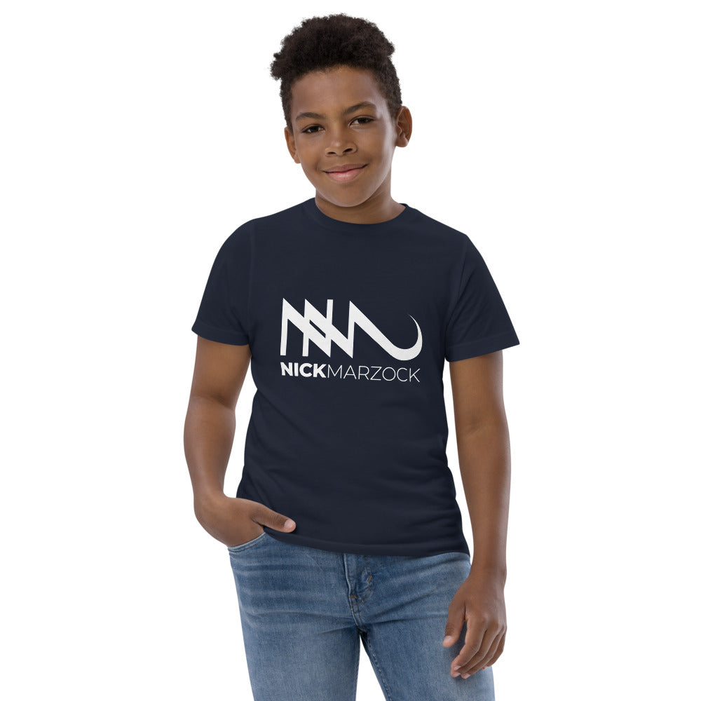 Youth Unisex Nick Marzock White Logo