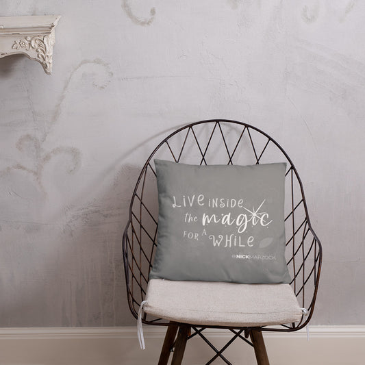 Nick Marzock Lyric Retrograde Magic Pillow