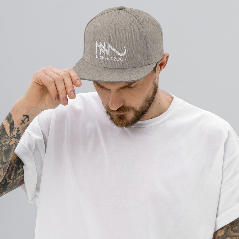 Nick Marzock Embroidered Snapback Hat