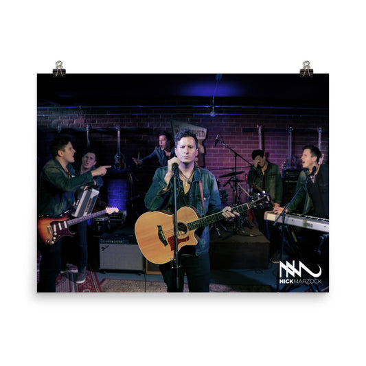 "I need a new band" Nick Marzock Poster