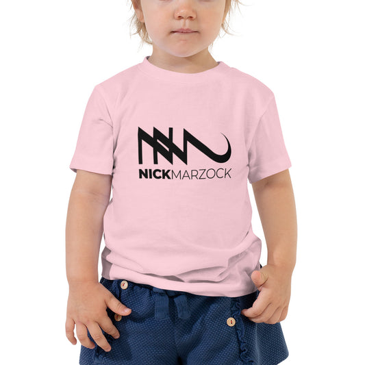 Nick Marzock Unisex Toddler Tee Black Logo